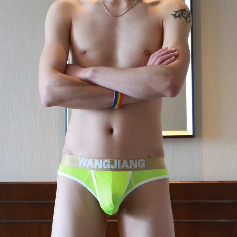 Мужское нижнее белье WJ комфортные дышащие стринги с низкой талией 6 видов цветов S