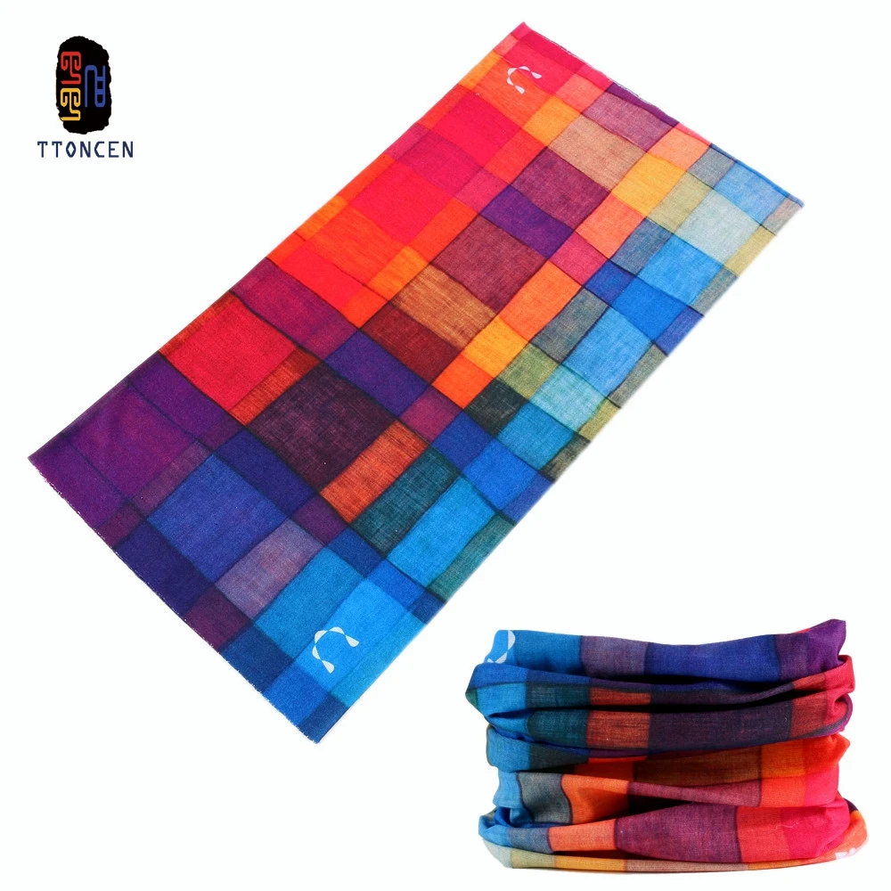 TTONCEN Colorful Seamless Tube Bandana Elastic Fashion Wholesale