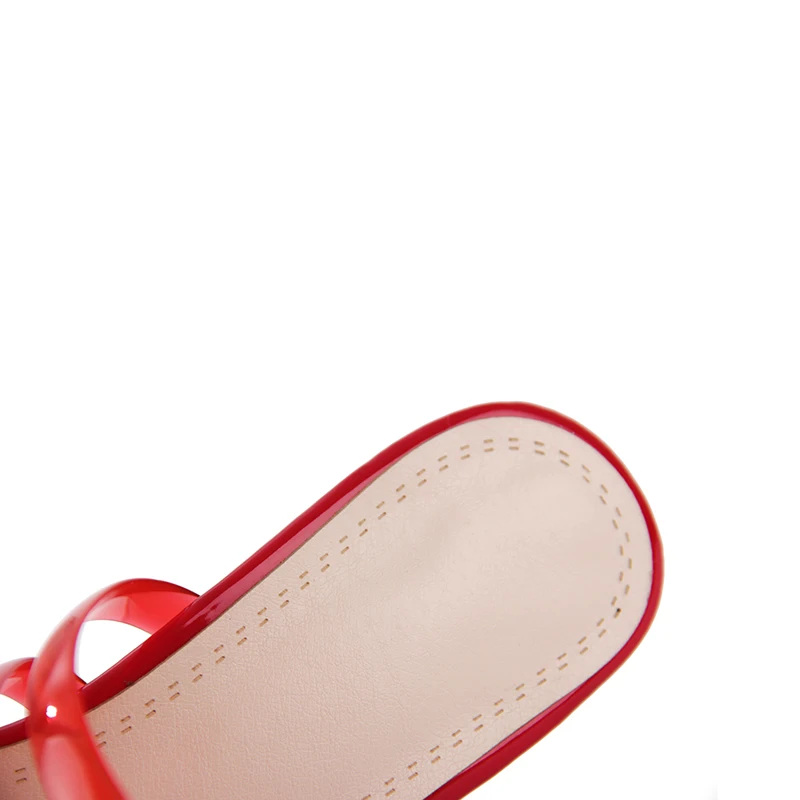 Женские шлепанцы, силиконовые стельки для защиты от натирания ног, туфли-лодочки на шпильке, удобные Свадебные модельные туфли, яркие цвета, узкие женские летние Тапочки