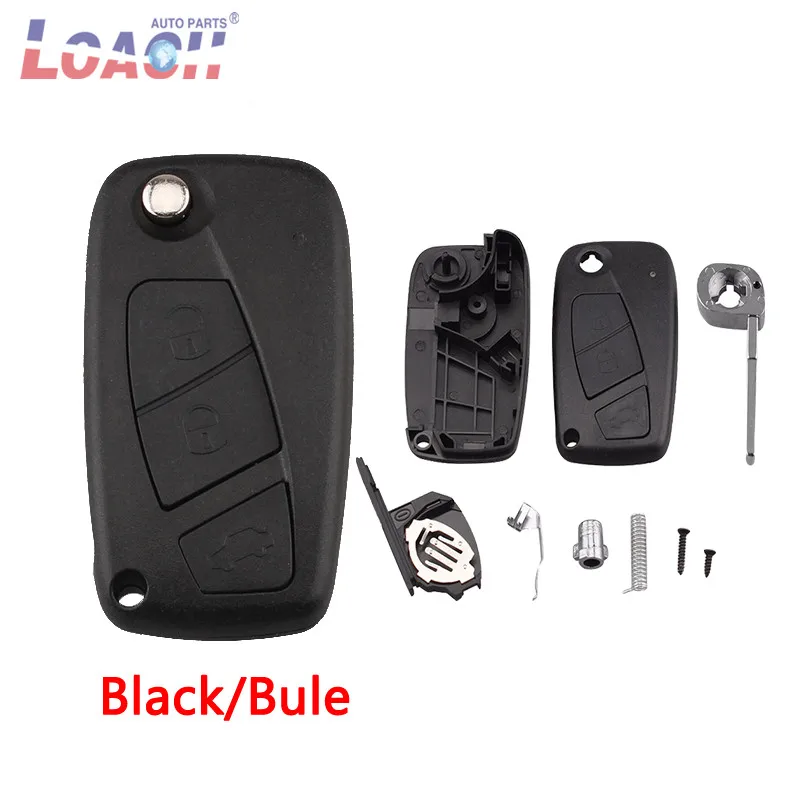 

Remote Key Shell 3Buttons For Fiat 500 Panda Idea Punto Stilo Ducato Uncut SIP22 Blade Blank Replacement Fob Cove