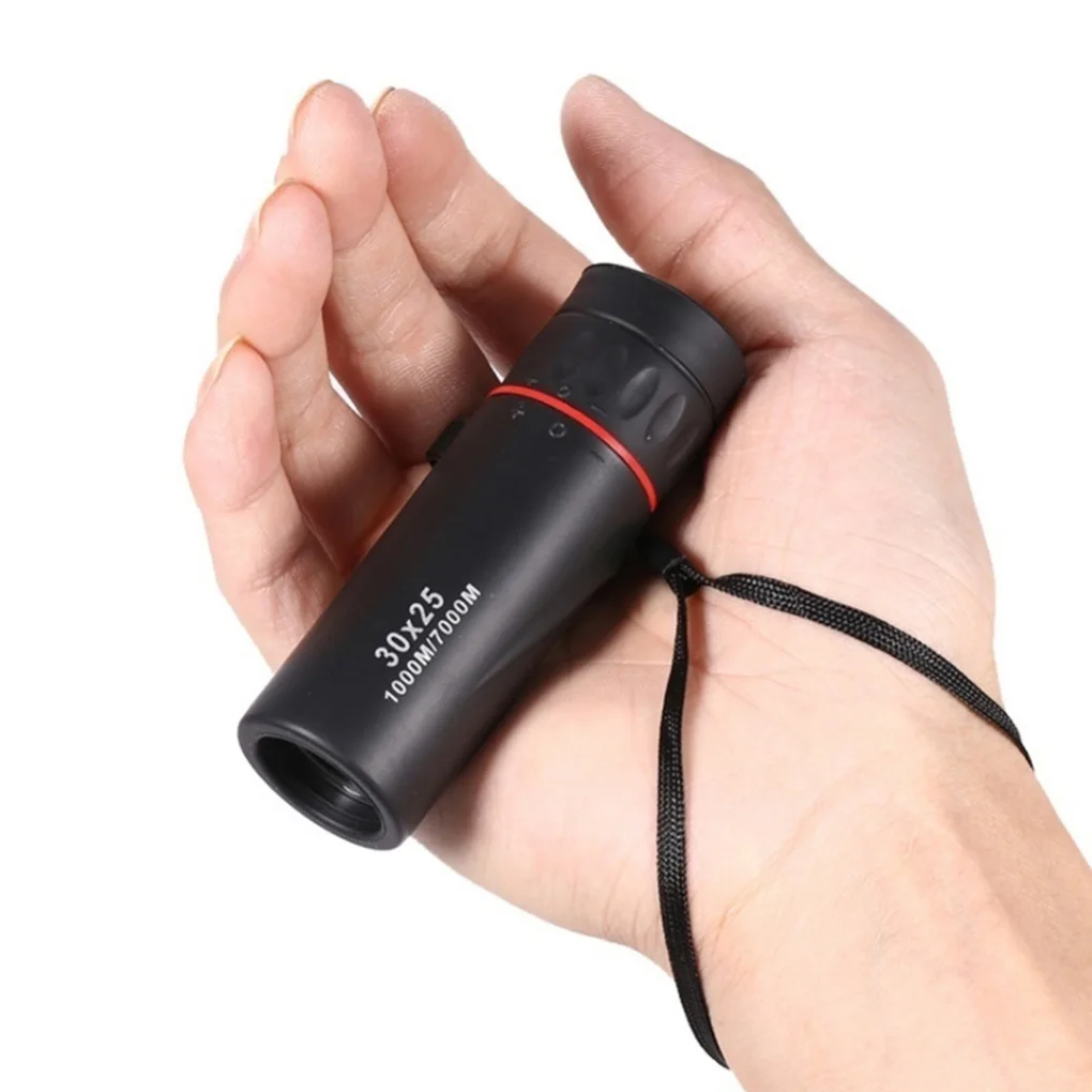 في الهواء الطلق Kiking 30x25 HD البسيطة المحمولة التركيز مناظير تلسكوب بصري أحادي حفلات لمشاهدة معالم المدينة