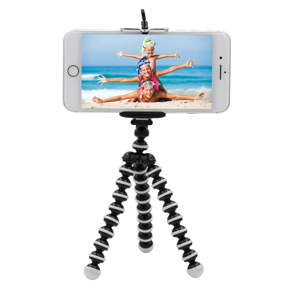 

Mini Flexible Octopus Tripod Portable Holder Mobile Phone Tripod For Camera Mobile Phone Tripods Foldable Desktop Stand