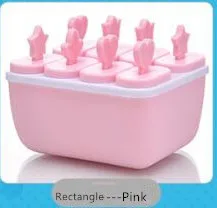 Color3 Aprince DIY Форма для изготовления мороженого Фруктовое Мороженое Замороженные Формочки Для Мороженного «фруктовый лед» нетоксичный кубик льда - Цвет: Color3