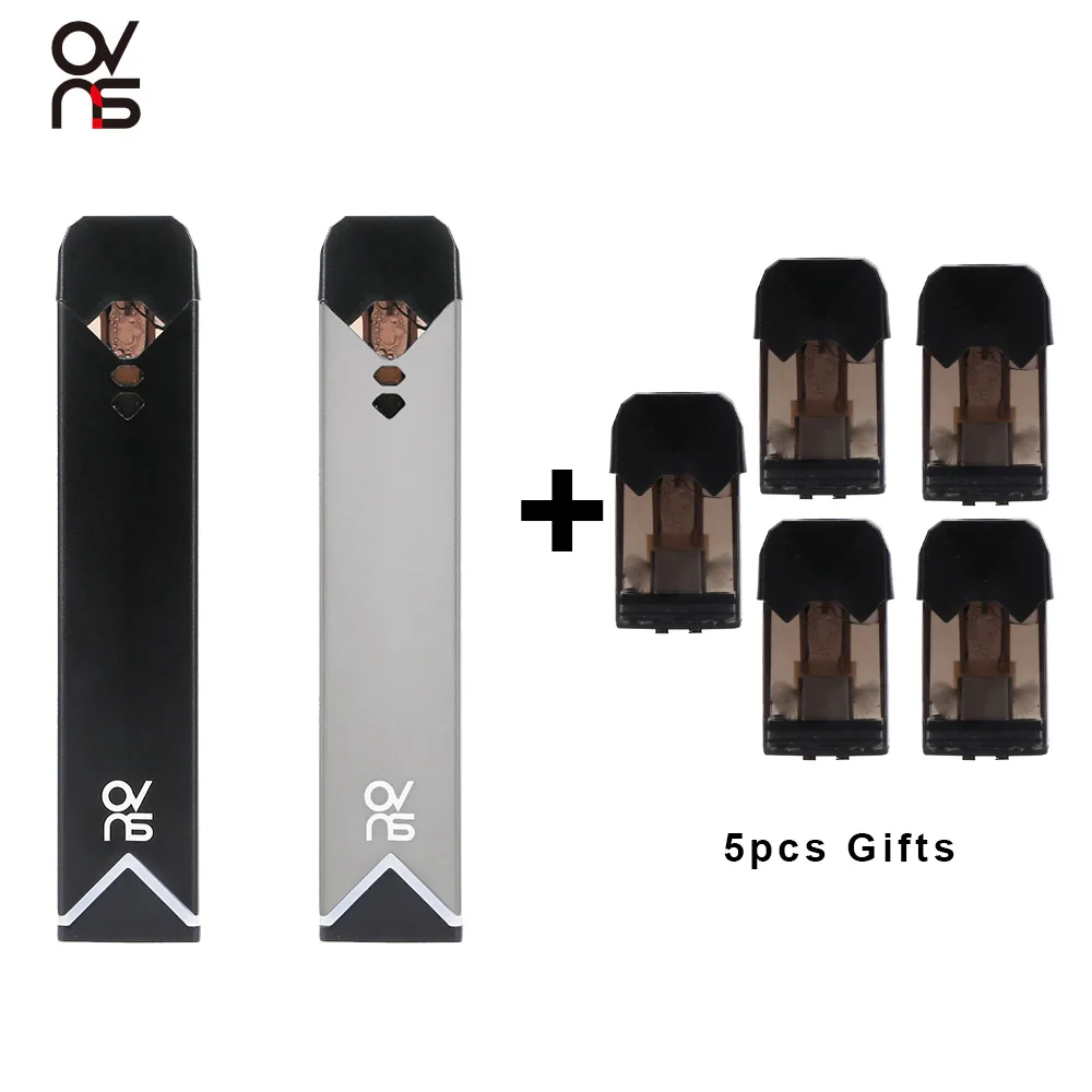 Оригинальный Ovns Saber Starter Pod Kit Vape с дополнительным 5 шт 1 8 mah картридж электронной