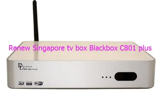 

Renew stable yearly subscription for 3 types Singapore blackbox C801 plus