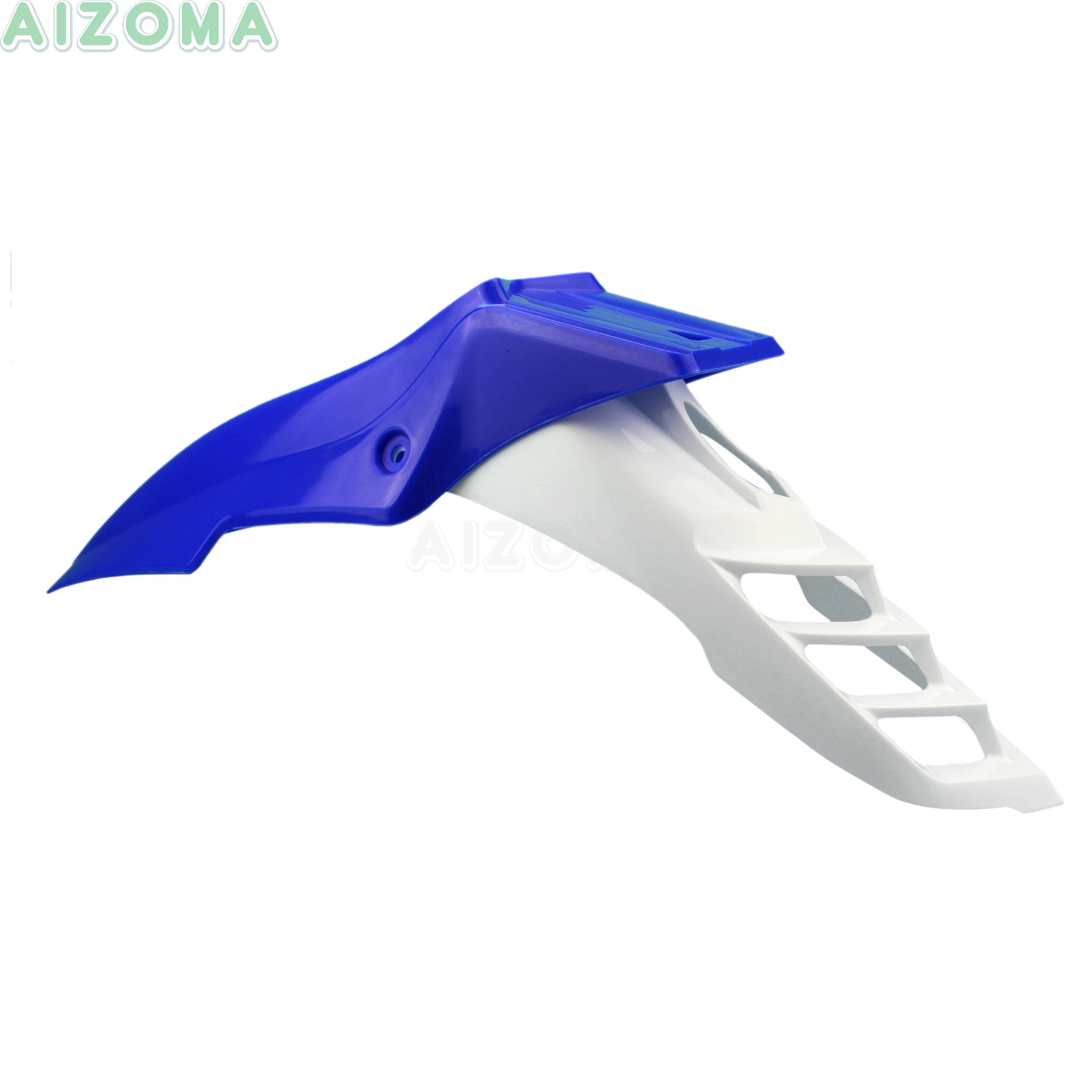 

Motocross Blue w/ White Front Mudguards Offroad Motorbike Fender Protection Guard For Kawasaki Yamaha WRF YZF WR YZ 125 250 426