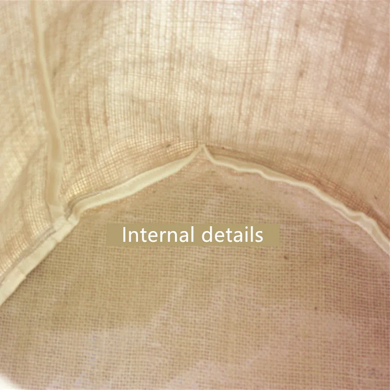 سلة التخزين الطبيعي الجوت القذرة القماش جمع كيس غسيل حقيبة سلة تخزين ملابس للطي المنظم صندوق تخزين مضاد للماء سلة التخزين الطبيعي الجوت القذرة القماش جمع كيس غسيل حقيبة سلة تخزين ملابس للطي المنظم صندوق تخزين مضاد للماء