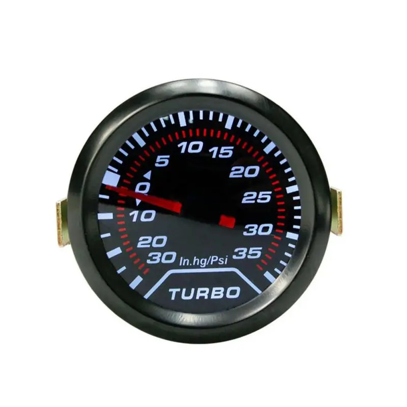 

Universal Car Boost Controller Modifications Led Light Pressure Boost Gauge Meter PSI Smoke Tint Drop ship