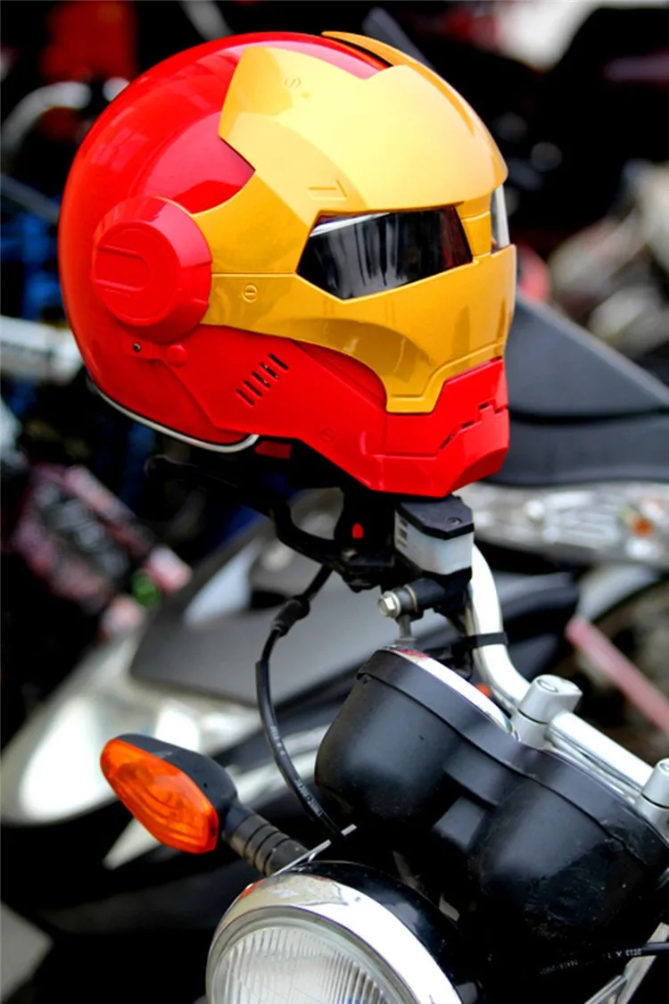 Masei велосипед скутер мото Красный Золотой Классический Железный человек шлем мото rcycle шлем половина шлем открытый шлем Мото Кросс быстрый