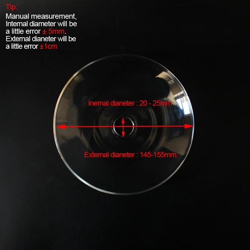 1pcs/lot glass shisha hookahs ashtray plate big disc chicha narguile accessories
