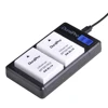 DuraPro 2pc EN-EL14a EN-EL14 EL14 batterie + LCD USB double chargeur pour Nikon Df batterie D5500 D5300 D3300 D5100 D5200 D3100 D3200 ► Photo 1/6