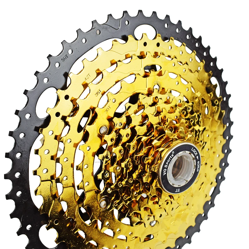 VG спорт MTB 10 скорость 11-50T велосипед трещотка кассета 10S звездочки велосипед горный велосипед 50T части колеса 594g cog cdg