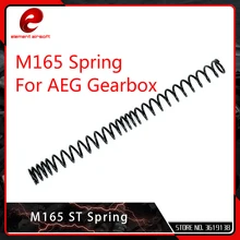 Элемент Пейнтбол страйкбол пистолет Весна M165 ST Весна для AEG аксессуары коробки передач нержавеющая сталь