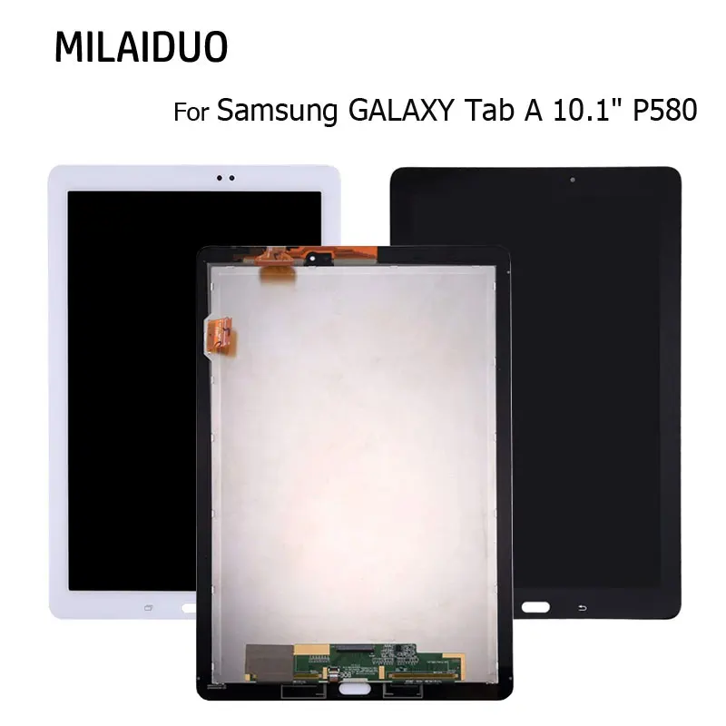 ЖК-дисплей для Samsung Galaxy P580 P585 сенсорный экран дигитайзер сенсорная панель сборки