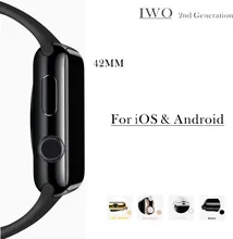 1:1 bluetooth smart watch iwo verbesserte 2nd generation smartwatch uhr für apple iphone samsung für android huawei xiaomi lenovo