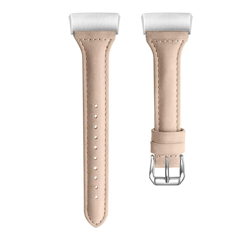 Replacement Accessories Leather Wristband Bands Wrist Straps forFitbit Charge 3 Watch Women Men 22mm 5.5-8.0 inch  40AP502_1