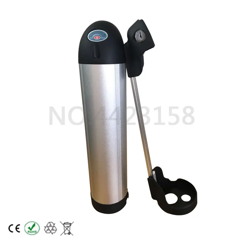 Discount 48V Water Bottle battery 48V 10AH Electric Bike Battery 48V 500W bike Lithium battery with 15A BMS 54.6V 2A charger free tax 9