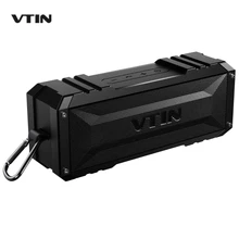 VTIN Bluetooth Waterproof Speakers Portable Wireless Stereo Speaker 20W Outputfrom Dual 10W Drivers Outdoor Waterproof Speaker