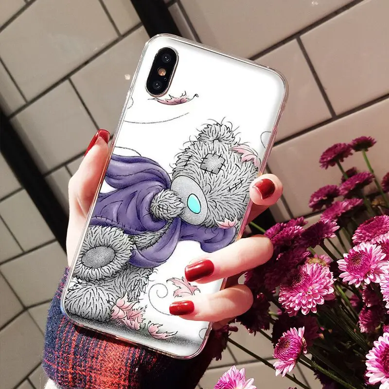 Babaite Tatty Teddy Bear Me To You Мягкий силиконовый прозрачный чехол для телефона для iPhone X XS MAX 6 6s 7 7plus 8 8Plus 5 5S SE XR - Цвет: A7