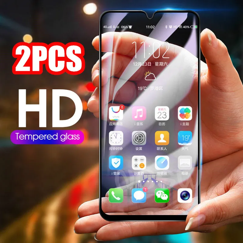 

2PCS Full Curved Tempered Glass for Umidigi A5 Pro Protective Glass for Umidigi A5pro Screen Protector for Umi A5 Pro 6.3" Film
