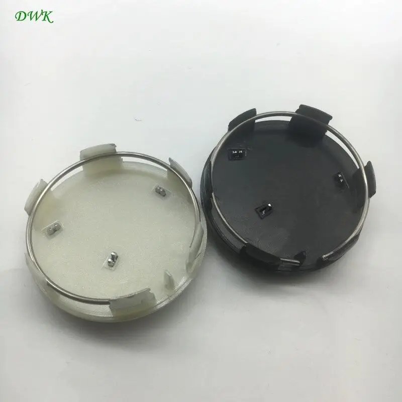 

20Pcs Black/Silver Wheel Center Caps Hubs 60mm Fits for Car Sticker for 206 207 307 308 408 508