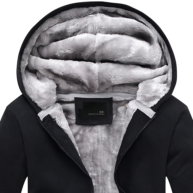 

Captain America New Winter Coats Men's Black HoodiesFashion Winter Thick Fleece Zipper Male Hooded Sweatshirts Unisex Jackets