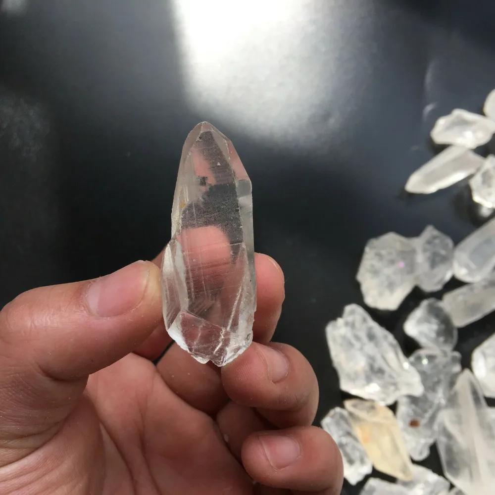 

Natural clear Quartz Rough Crystal mineral healing random 20-30g