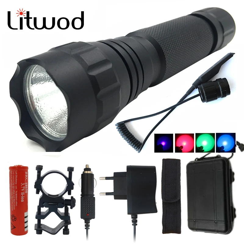 

Z30 Tactical lights XM L T6 Led Flashlight torch camping hunting Outdoor activity lamp Use 18650 battery