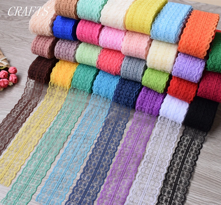 

#1 Free shipping sell 10 yards high quality lace ribbon , wide 45 mm DIY jewelry, clothing, wedding decorations