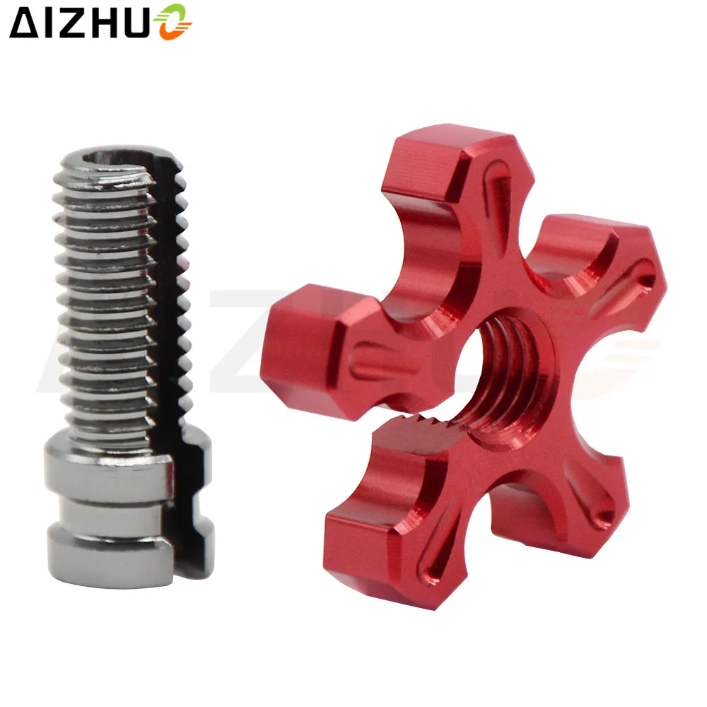 Motorcycle Clutch Wire Adjustment Cable CNC Aluminum M8 M10 For Honda MSX125 NC700 NC700X NC750X VTX 1300 1800 CB190R CB1000R