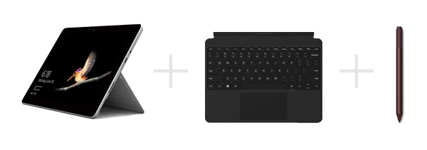 Surface Go + Type Cover + Surface Pen