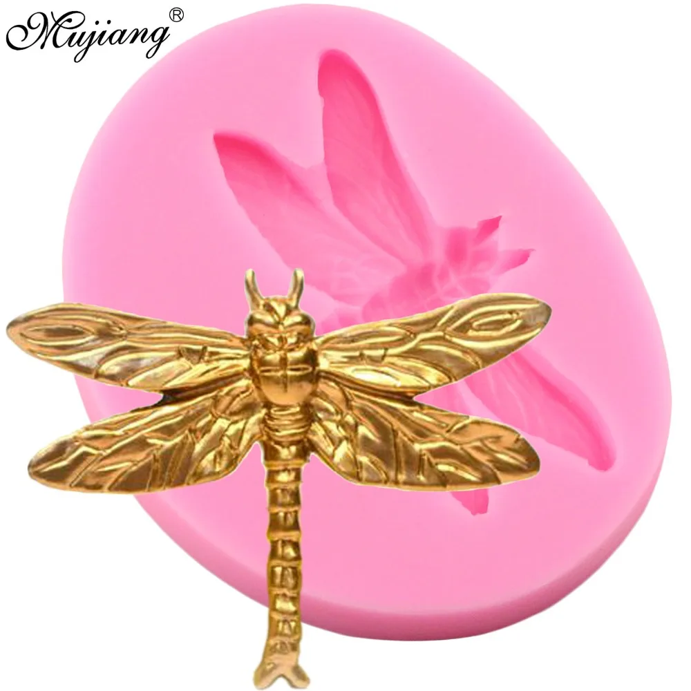 

Dragonfly Silicone Mold Cake Fondant Molds DIY Suagrcraft Insect Cake Decorating Tools Candy Fimo Clay Chocolate Gumpaste Mould