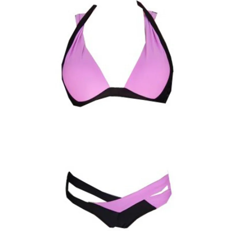 Женский купальник бикини с чашками пуш ап размеры до 3XL|patchwork set|patchwork womenpatchwork swimwear