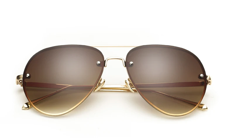 Солнцезащитные очки для женщин и мужчин, брендовые, дизайнерские, градиентные, коричневые, градиентные, UV400, аксессуары, X3027