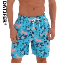 Datifer пляжные шорты мужские дышащие спортивные шорты для плавания однотонные пляжные шорты с эластичной резинкой на талии летние шорты для плавания