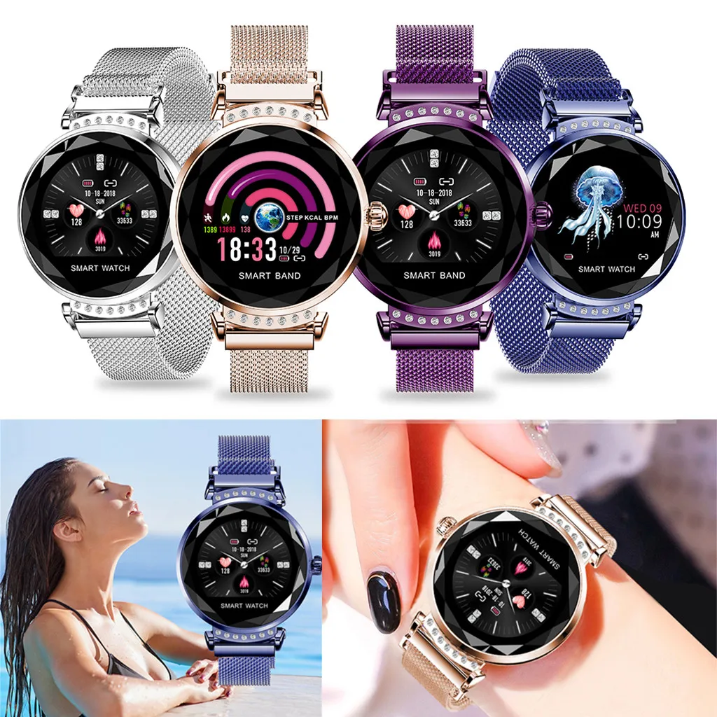 

OMESHIN H2Valentine's Day Gift Women Blood Pressure Sport Smart Bracelet Watch Pedometer YE2.21