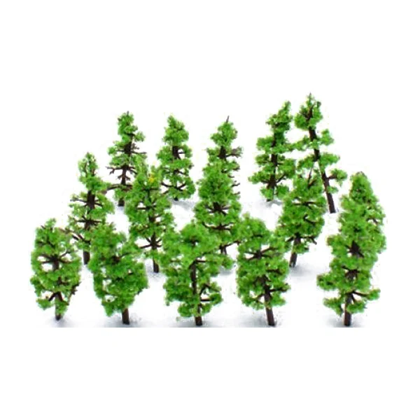 

100pcs Model Fir Tree Trunks Set Train Scenery Landscape 1:160 - 1:220 (Green)