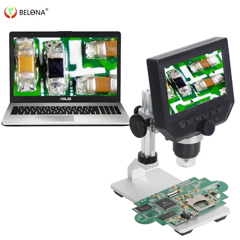 Новый BELONA201 микроскоп 1080P для пайки цифровой USB ремонта дальних объектов