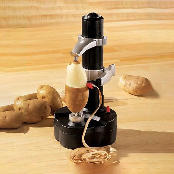 Высококачественная нержавеющая сталь электрическая Овощечистка для фруктов Rotato Express Овощной картофель резак пилинг машина автоматический нож