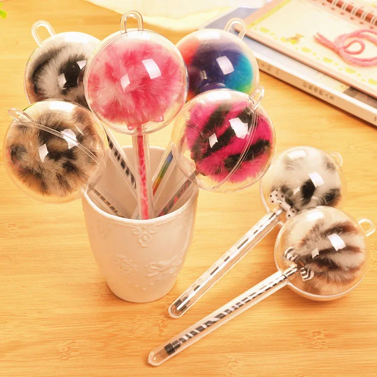 

(1Pcs/Sell) Feather Ball Pens Kawaii School Supplies Stationery Roller Ball Pen Gift Funny Stationery Pens For Writing Crafts