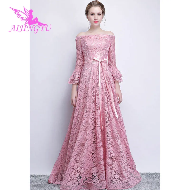 

AIJINGYU Plus Size Evening Dress Party Sexy Gown 2018 Women Elegant Formal Special Occasion Dresses Fashion Ball Gowns FS253