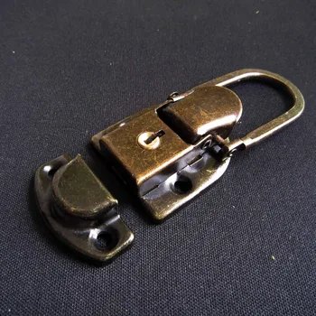 

4x Jewelry Chest Gift Box Suitcase Case Buckles Lockable Toggle Hasp Latch Catch C 58mm x 35mm