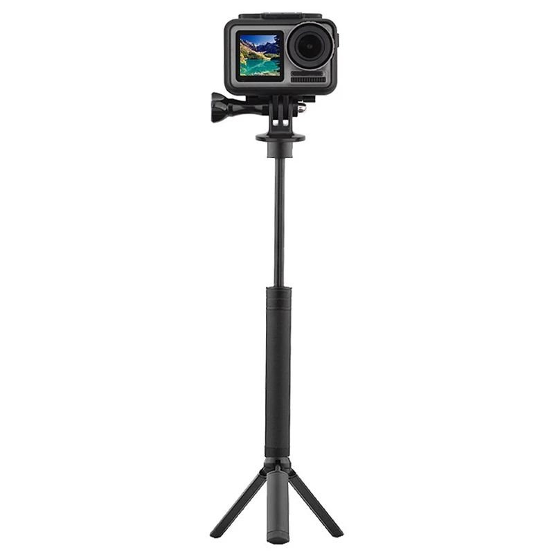 Extended Long Self-Timer Artifact Underwater Motion Camera Fixed Support Clip Tripod For Osmo Action