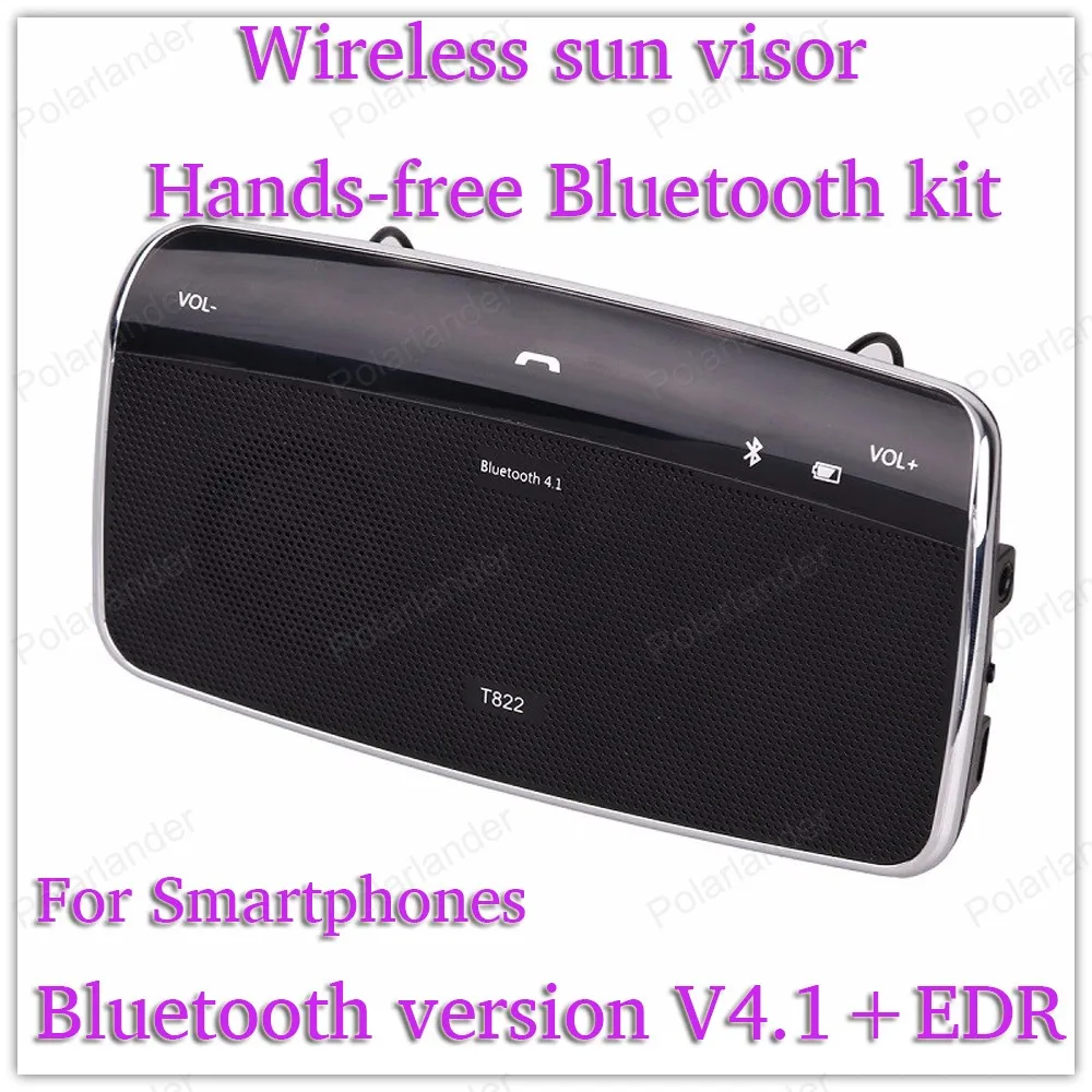 Wireless sun visor Handsfree Kit Bluetooth V4.1+EDR In car Multipoint Speakerphone Speaker Car