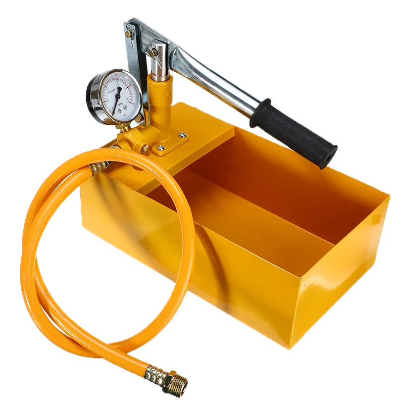 Baratos Nuevo 25 manual hidráulico kg prueba de presión de agua tubería probador herramienta de medición de la bomba para la máquina de Metal de la bomba de prueba de presión de agua