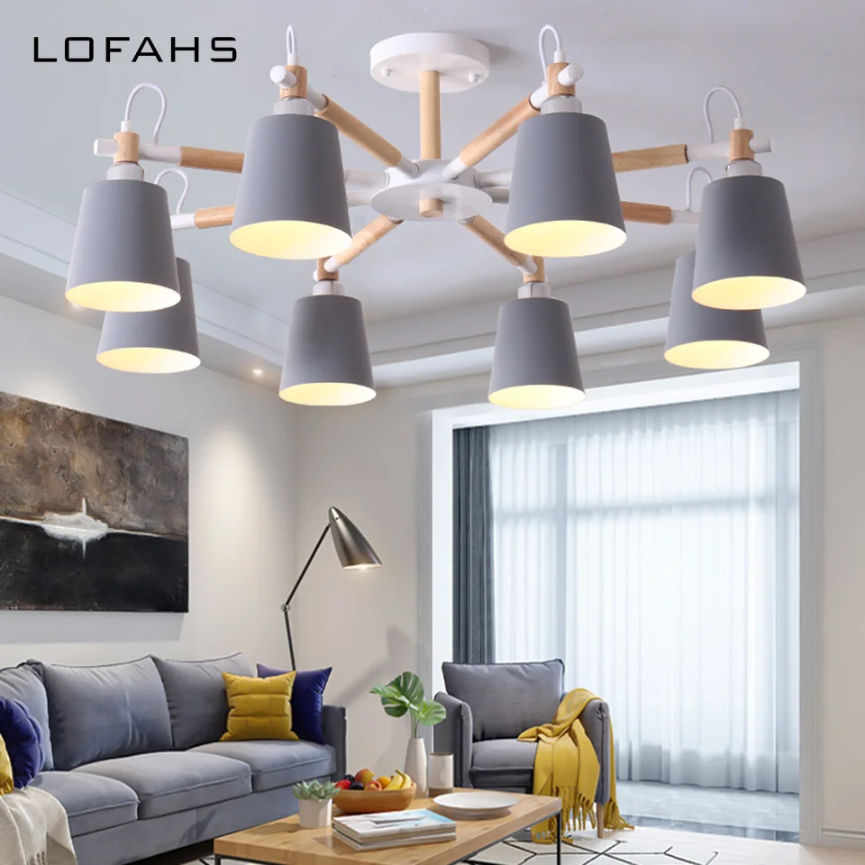 

Indoor Art Deco Ceiling Lights Surface Mount Colorful shade LED Ceiling Lamp For Bedroom Living Room Kitchen Dining QDH6001