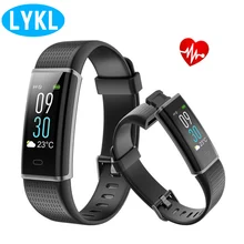 LYKL умный Браслет ID130C с монитором сердечного ритма фитнес-браслет IP67 Водонепроницаемый Bluetooth Смарт-браслет для IOS Android телефон