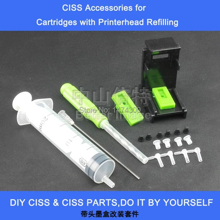 

XIMO Ink Cartridge Stabilizer ,drill , syringe and other accessories for HP901DIY Cartridge Refilling