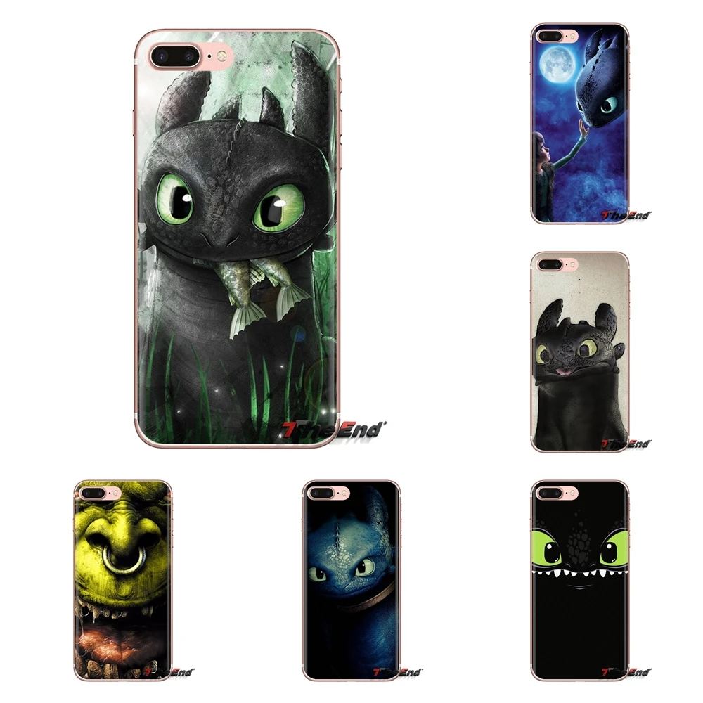 For Samsung Galaxy J1 J2 J3 J4 J5 J6 J7 J8 Plus 2018 Prime 2015 2016 2017 Soft Transparent Covers toothless dragon eye wallpaper |