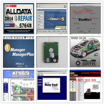 

2019 built-in hard disk 1.5TB HDD WIN7 system 24in1 Auto Repair Alldata Software V10.53+mitchell on demand 5 ready to use